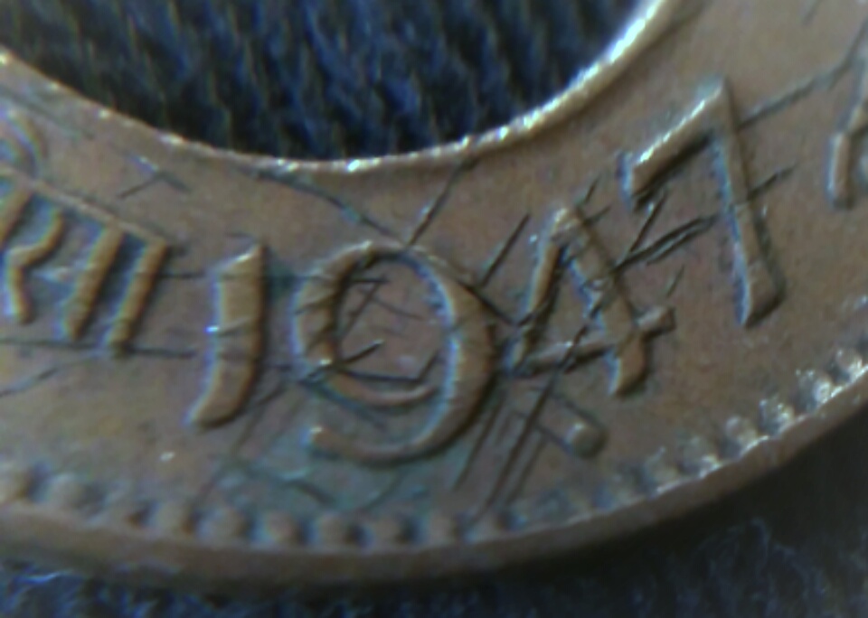 1947-1-Pice-India,-Rare-Proof-Variety-Error?-Help-Please!